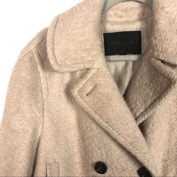 Coach wool pea coat - Picture 4 of 11